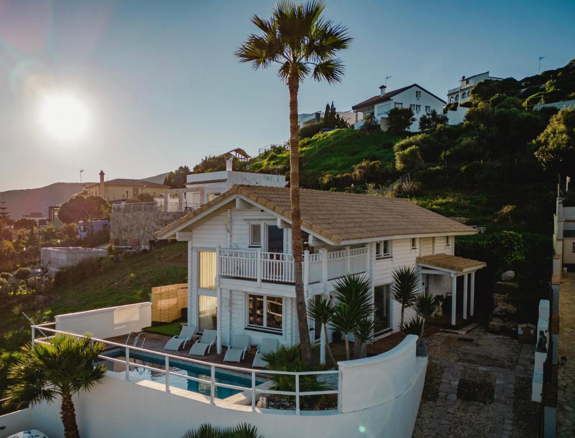 Increible Villa De Madera Con Vistas Al Mar Algeciras Eksteriør bilde
