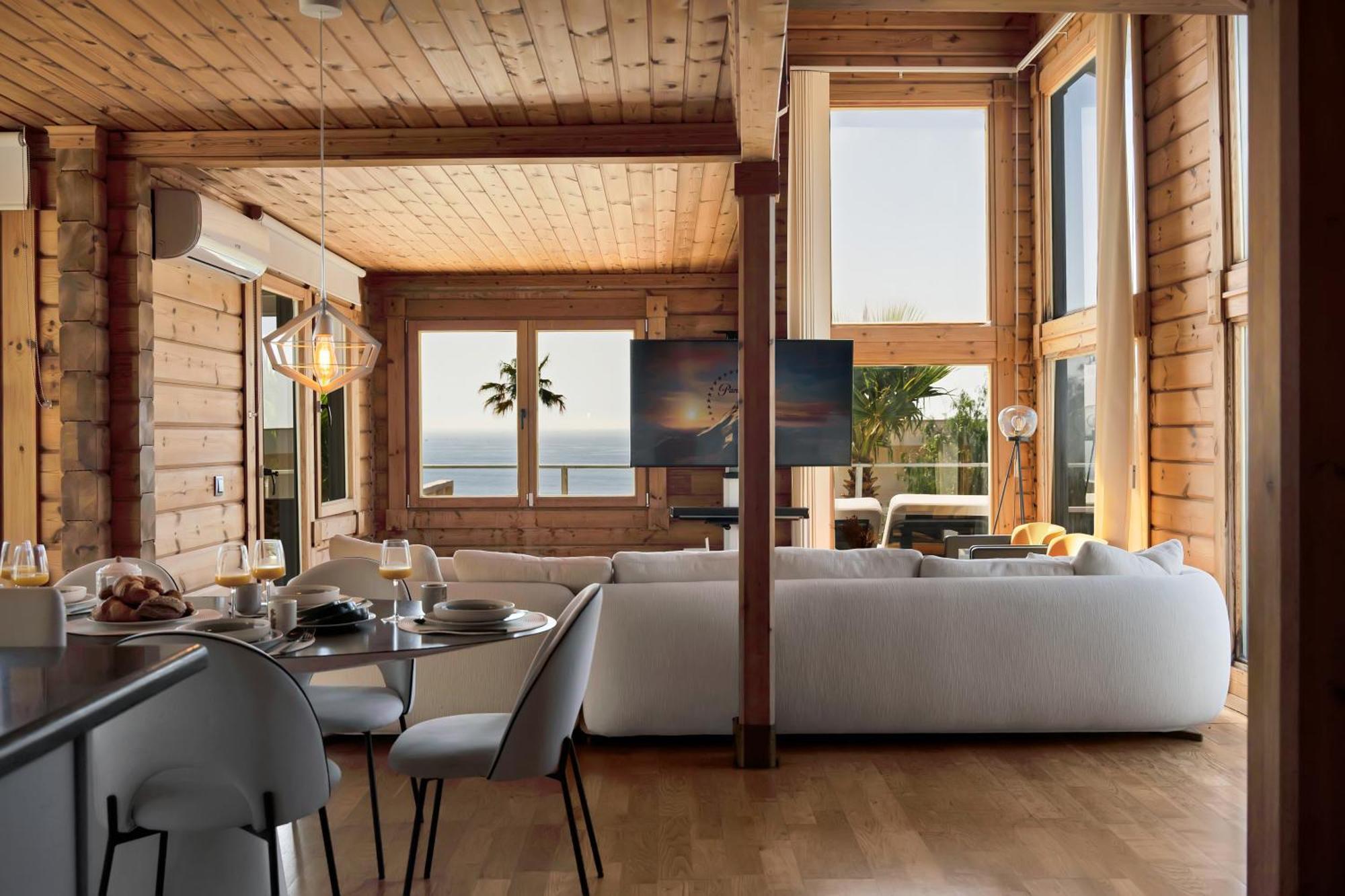 Increible Villa De Madera Con Vistas Al Mar Algeciras Eksteriør bilde